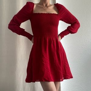 Reformation Red Mini Dress XS NWOT